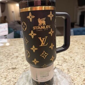 Stanley Black and Gold Designer Tumbler